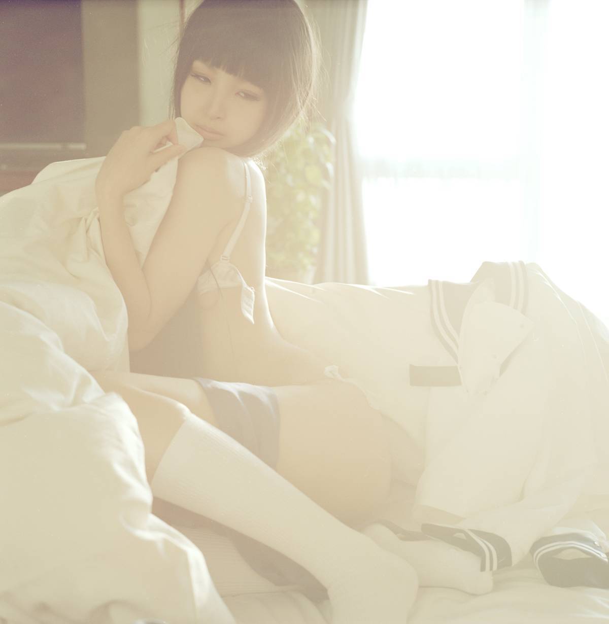 [Cosplay] Awesome body School Girl Cosplay Set